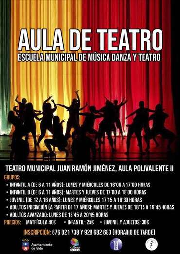 La Escuela Municipal de Música, Danza y Teatro recupera su aula teatral / TA